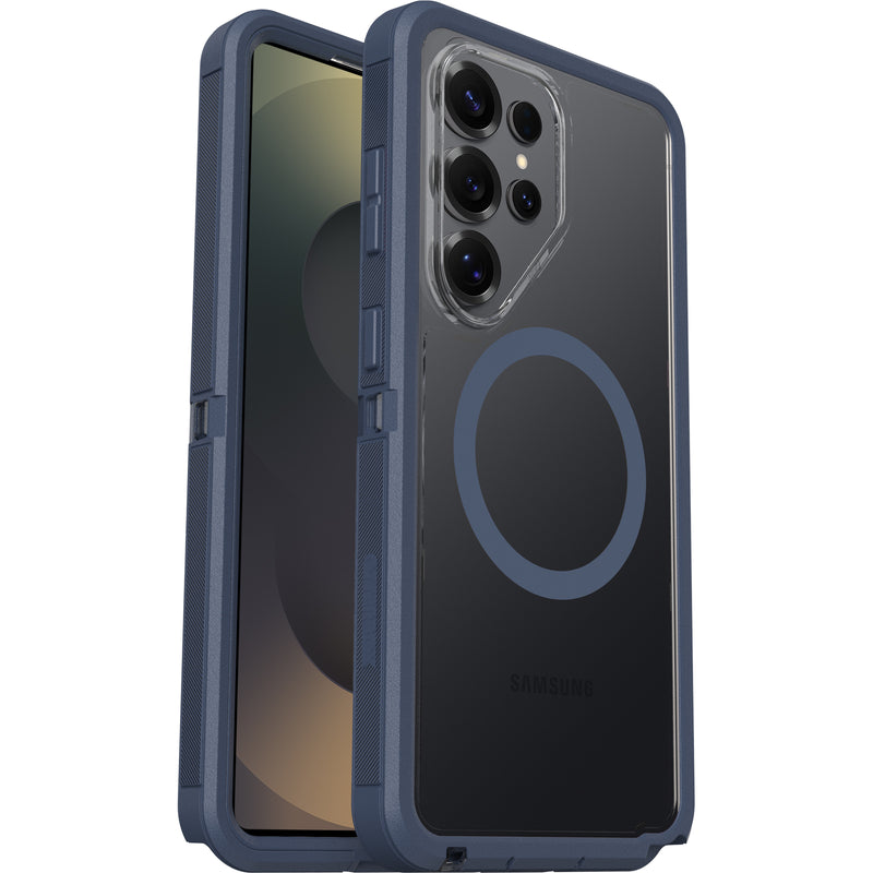 OtterBox Defender Pro XT Clear Samsung Galaxy S26 Ultra 5G (6.9') Case Mountain Storm (Clear/Blue) - (77-99899), Raised Edges, 7