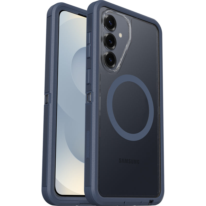 OtterBox Defender Pro XT Clear Samsung Galaxy S26+ 5G(6.7') Case Mountain Storm (Clear/Blue) - (77-99900), DROP+ 7X Military Standard,7