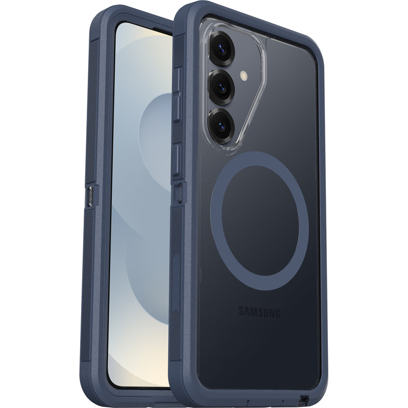OtterBox Defender Pro XT Clear Samsung Galaxy S26 5G (6.3') Case Mountain Storm (Clear/Blue) - (77-99901), DROP+ 7X Military Standard,7