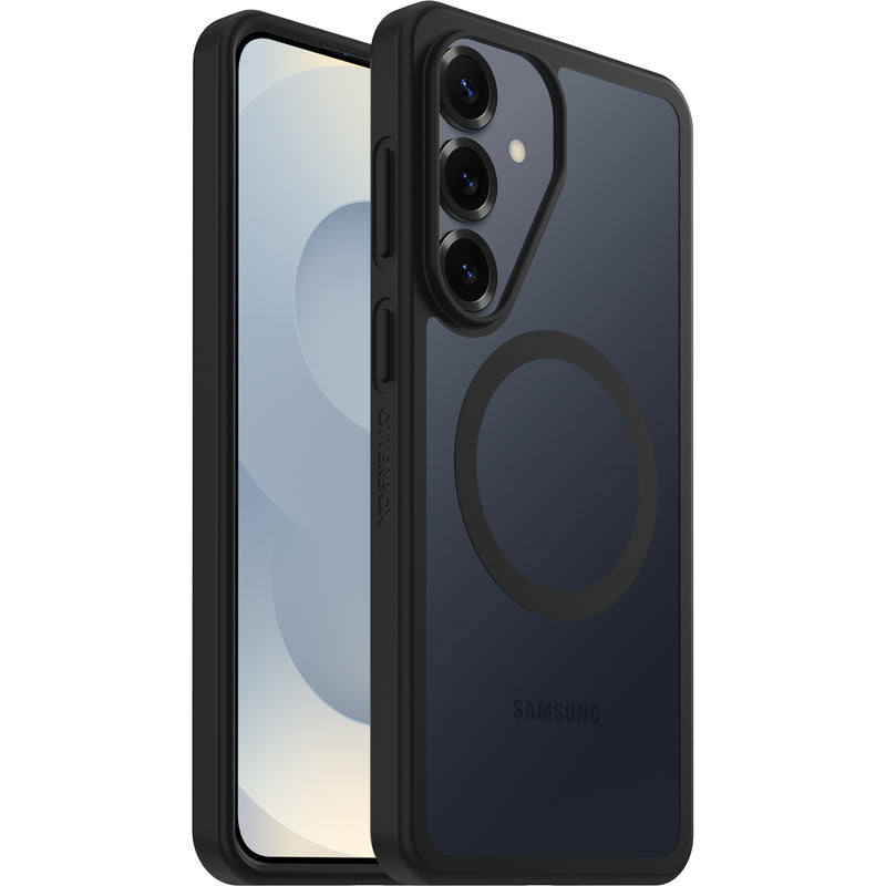 OtterBox React Magnets Samsung Galaxy S26+ 5G (6.7') Case Black Crystal (Clear/Black) - (77-99936),DROP+ Military Standard, 7
