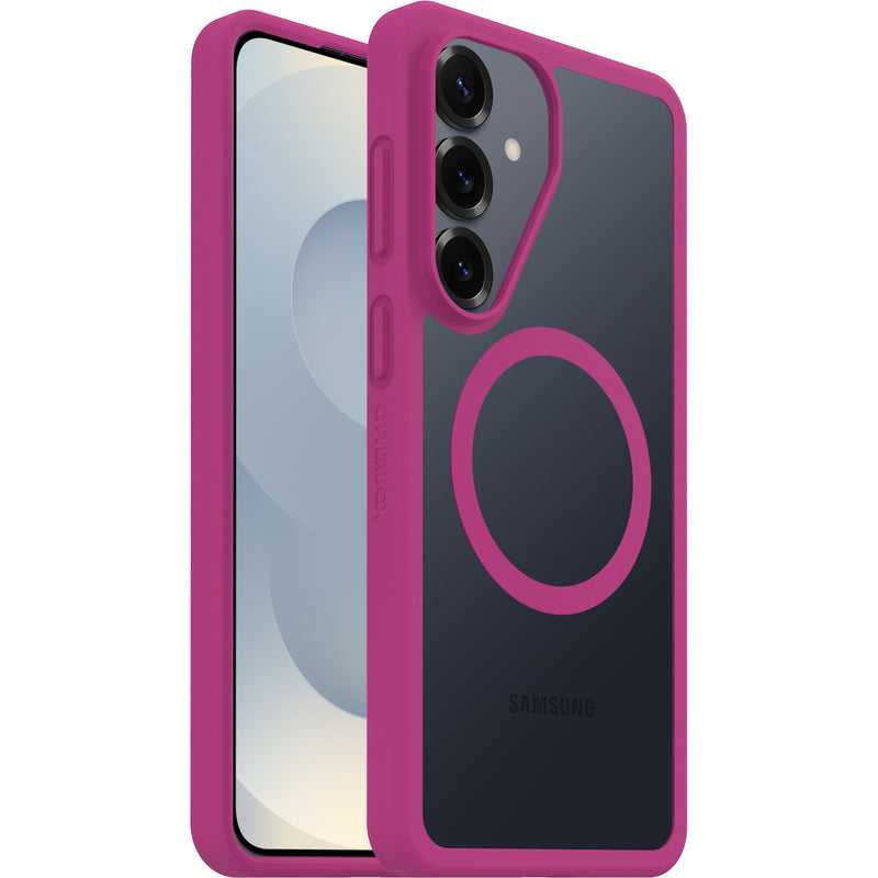 OtterBox React Magnets Samsung Galaxy S26+ 5G (6.7') Case Rose Crystal (Clear/Pink) - (77-99945),DROP+ Military Standard,Raised Edges,7