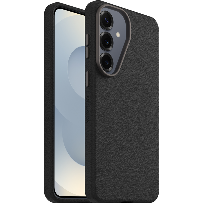 OtterBox Symmetry Cactus Leather Samsung S26+ 5G (6.7') Case Noir Ash Black - (77-99957), DROP+ 3X Military Standard, 7
