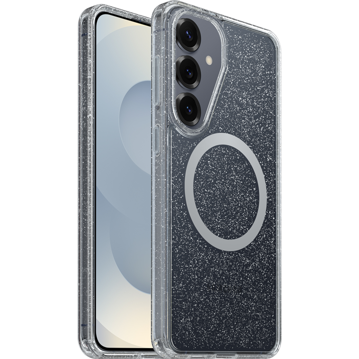 OtterBox Symmetry Clear Magnets Samsung Galaxy S26+ 5G (6.7') Case Stardust Clear - (77-99980), DROP+ 3X Military Standard, 7