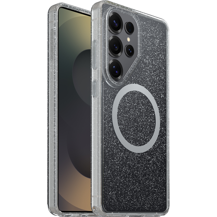 OtterBox Symmetry Clear Magnets Samsung Galaxy S26 Ultra 5G (6.9') Case Stardust Clear - (77-99981), DROP+ 3X Military Standard, 7
