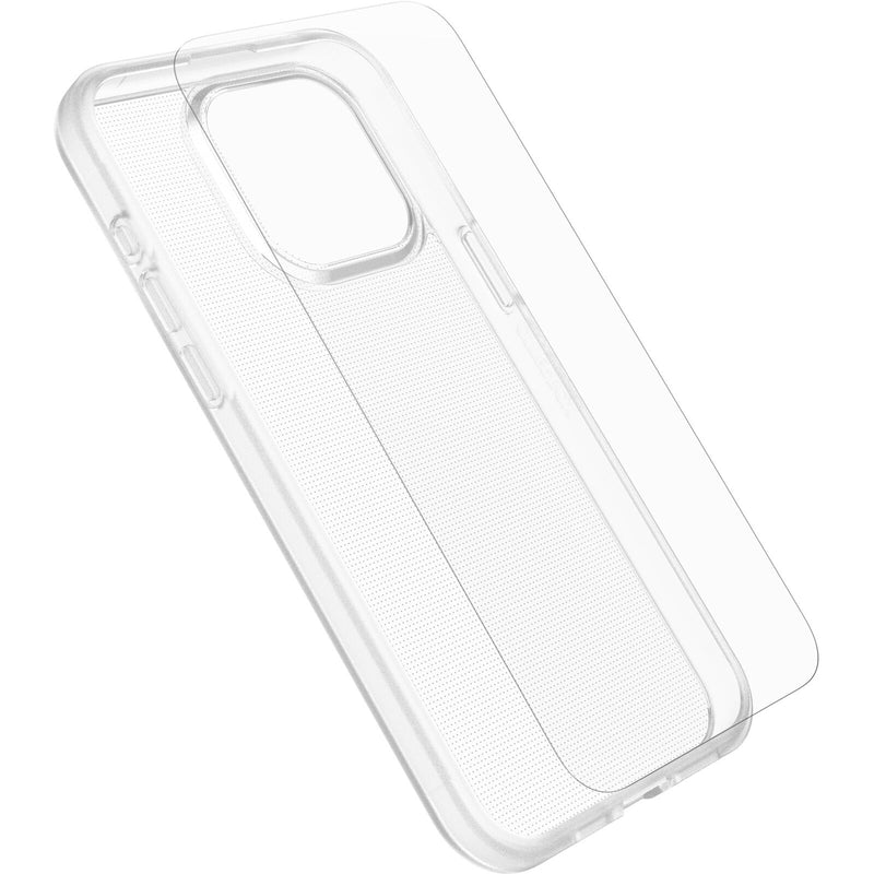 OtterBox React Case with Screen Protector Apple iPhone 15 Plus (6.7') Clear -(78-81236),DROP+ Military Standard Case ,2X Anti-Scratch,7