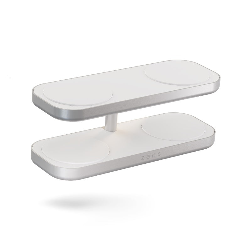 OtterBox 60W Zens Quattro Charger Pro 4 - White (78-81526), Qi2 Wireless Charging, Charge 4 Devices Simultaneously, 2