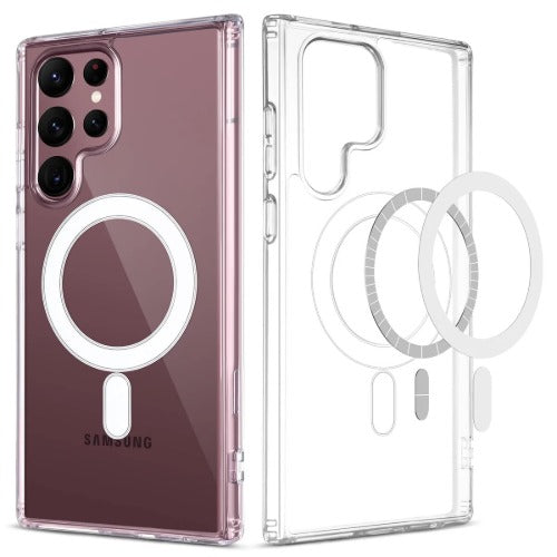 USP Samsung Galaxy S26 Ultra 5G (6.9') Magsafe Hard Crystal Clear Case - TPU Backplate, Rubberized Border , Scratch Resistant , 5