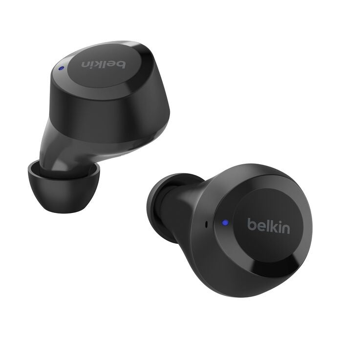 Belkin SoundForm Bolt 2 Wireless Earbuds - Black (AUC009fqBKV2), 28hrs Battery, 6mm Drivers, BT 5.3 Multipoint, IPX4-Rated, 2