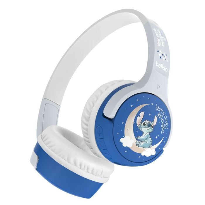 Belkin SoundForm Mini New Wireless On-Ear Headphones for Kids (Disney Collection) - (AUD002qcLSV3-D),85db Volume,30 hours of Playtime,2 Years