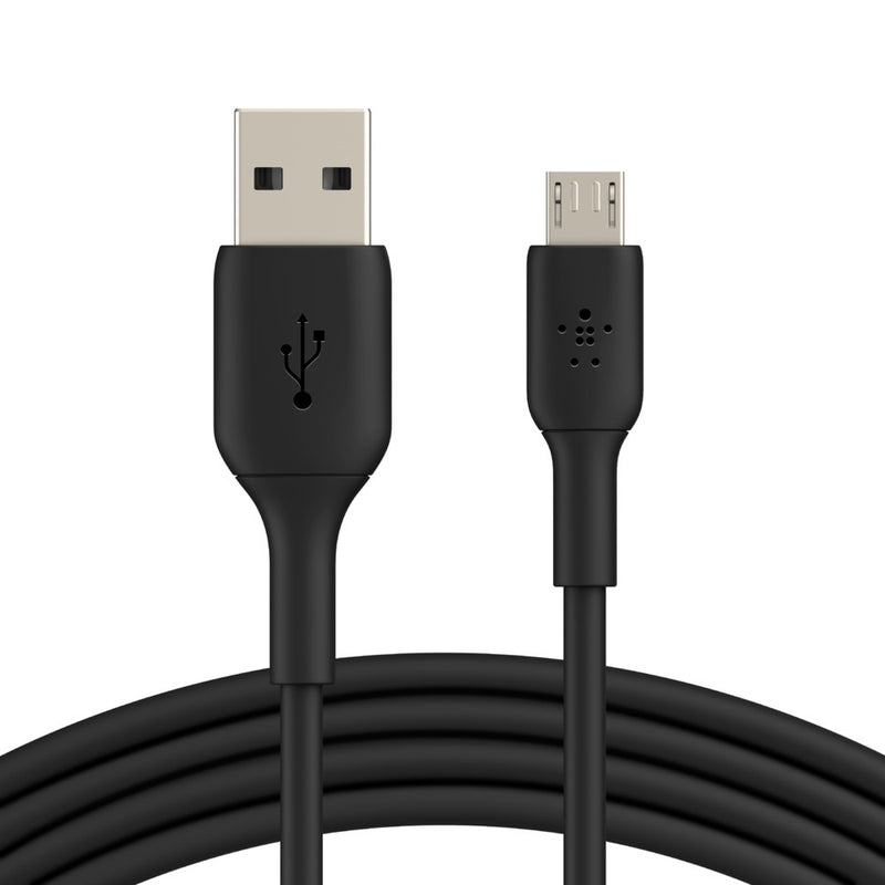 Belkin BoostCharge USB-A to Micro-USB Cable (1M) - Black (CAB005bt1MBK), 25K+ Bends, USB-IF Certified, .2