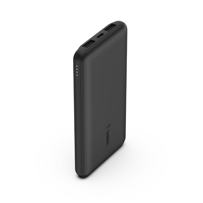 Belkin BoostCharge CCC-Certified 10k mAh Power Bank (Triple-Port)+USB-C to USB-A Cable - Black(BPB011BTBK),2xUSB-A,1xUSB-C,$2500 CEW, 2