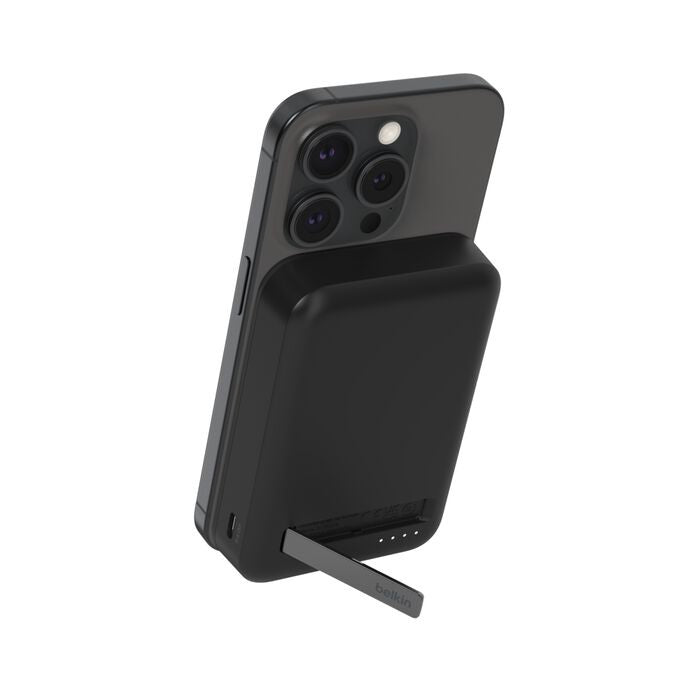 Belkin BoostCharge Pro Magnetic 10K Power Bank w/ Qi2 (15W)+USB-C Cable(1M)+Integrated Kickstand -Black(BPD008BTBK),2xUSB,$2500 CEW,2