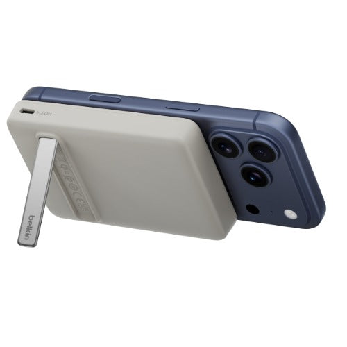 Belkin BoostCharge Slim Magnetic 10K Power Bank with Stand - Sand(BPD016fqBSA), 2xUSB-C(30W),1x Qi2(15W), $2500 CEW, 2
