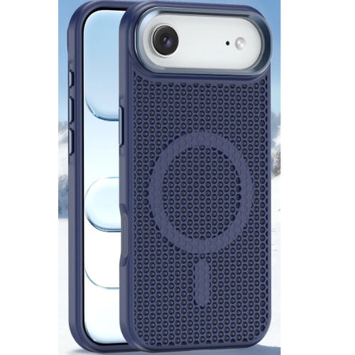 USP Apple iPhone Air (6.5') Armor 3D Mesh Case with MagSafe Dark Blue - Fragiile Surface, TPU Bumper, Drop Resistance, 5