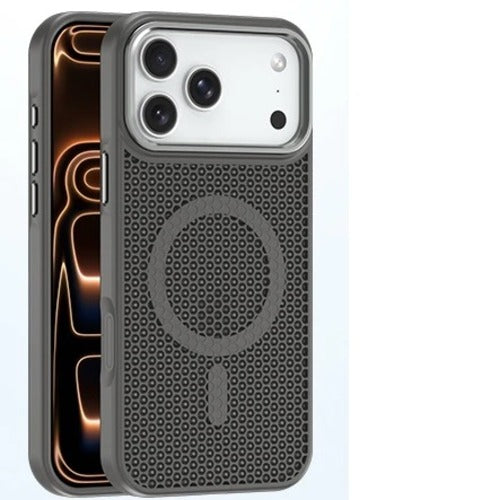 USP Apple iPhone 17 Pro (6.3') Armor 3D Mesh Case with MagSafe Grey- Fragiile Surface, TPU Bumper, Drop Resistance, 5