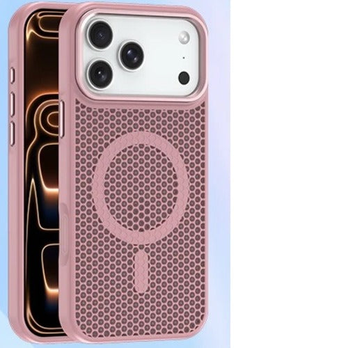 USP Apple iPhone 17 Pro (6.3') Armor 3D Mesh Case with MagSafe Pink - Fragiile Surface, TPU Bumper, Drop Resistance, 5
