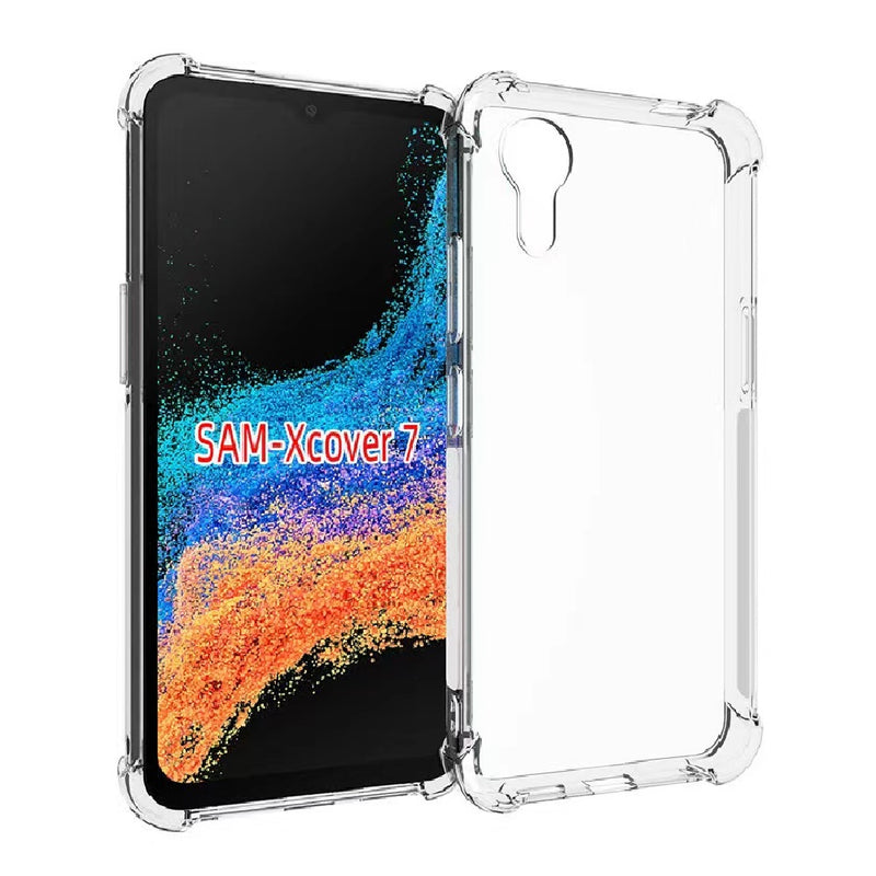 USP Samsung Galaxy Xcover7 (6.6') Jelly Clear Case - Shockproof, DropProof, Tough Gel, Flexibilty, Extra Grip, 5