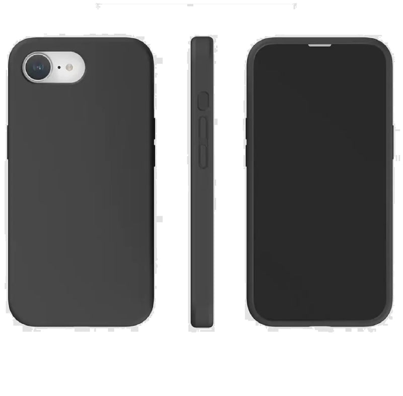 USP Apple iPhone 17e / iPhone 16e (6.1') Silicon Case Black - Two Tough Layers, Port Covers, No Slip Grippy Edges, Anti-fall , 5