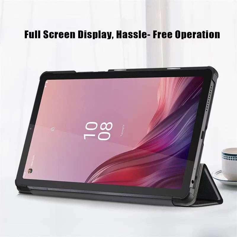 USP Lenovo Idea Tab Pro (12.7') Folio Case Black - Anti-Scratch Microfiber Interior, PU Leather, Wear Resistant, Soft Touch, 5