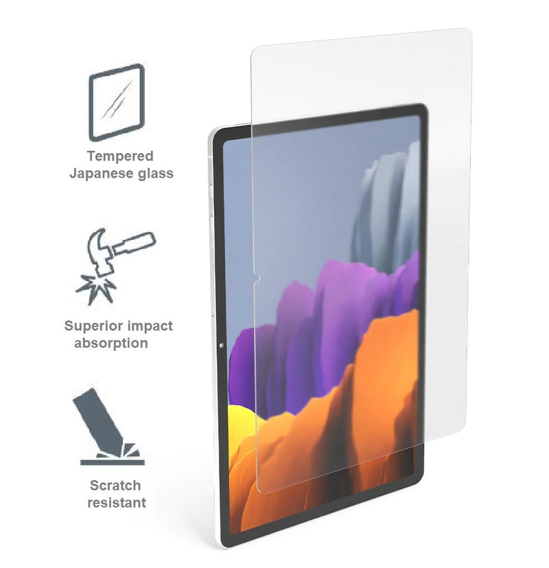 Cygnett OpticShield Samsung Galaxy Tab S10+/Tab S9+ /Tab S9 FE+ /Tab S8+/Tab S7+(12.4')Tempered Glass Screen Protector-(CY4020CPTGL) 2 Years