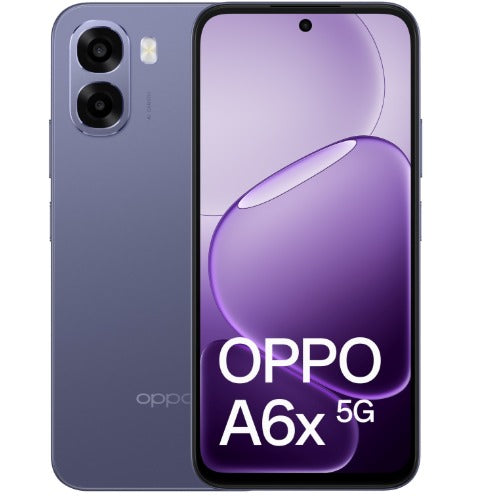 OPPO A6x 5G 128GB - Black Purple (CPH2783AU Black Purple)*AU STOCK*, 6.75', HD+, 120Hz, 4GB/128GB, 50MP/5MP, Dual SIM, 6100mAh, 2