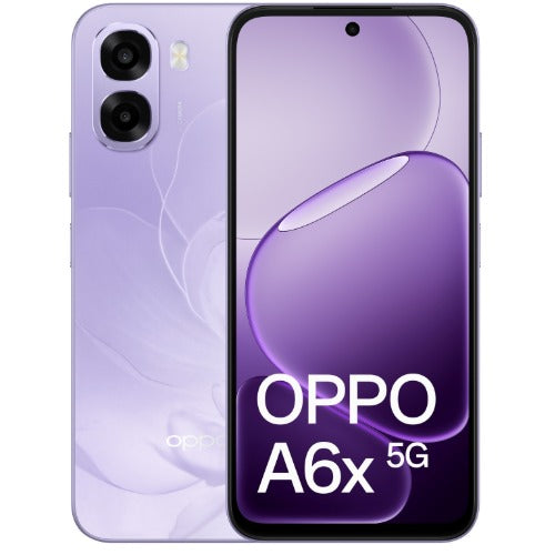 OPPO A6x 5G 128GB - Violet Purple (CPH2783AU Violet Purple)*AU STOCK*, 6.75', HD+, 120Hz, 4GB/128GB, 50MP/5MP, Dual SIM, 6100mAh, 2