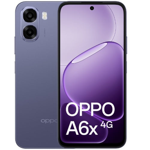 OPPO A6x 4G 128GB - Plum Purple (CPH2819AU Plum Purple)*AU STOCK*, 6.75', HD+, 120Hz, 4GB/128GB, 13MP/5MP, Dual SIM, 6100mAh, 2