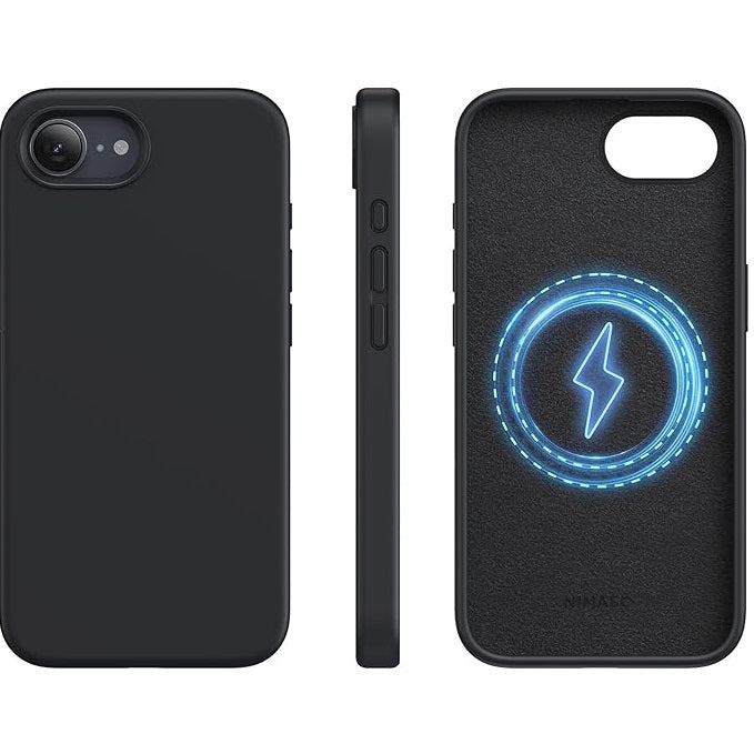 USP Apple iPhone 17  (6.3) Silicon Case with Magsafe - Two Tough Layers, Port Covers, No Slip Grippy Edges, Anti-fall, 5
