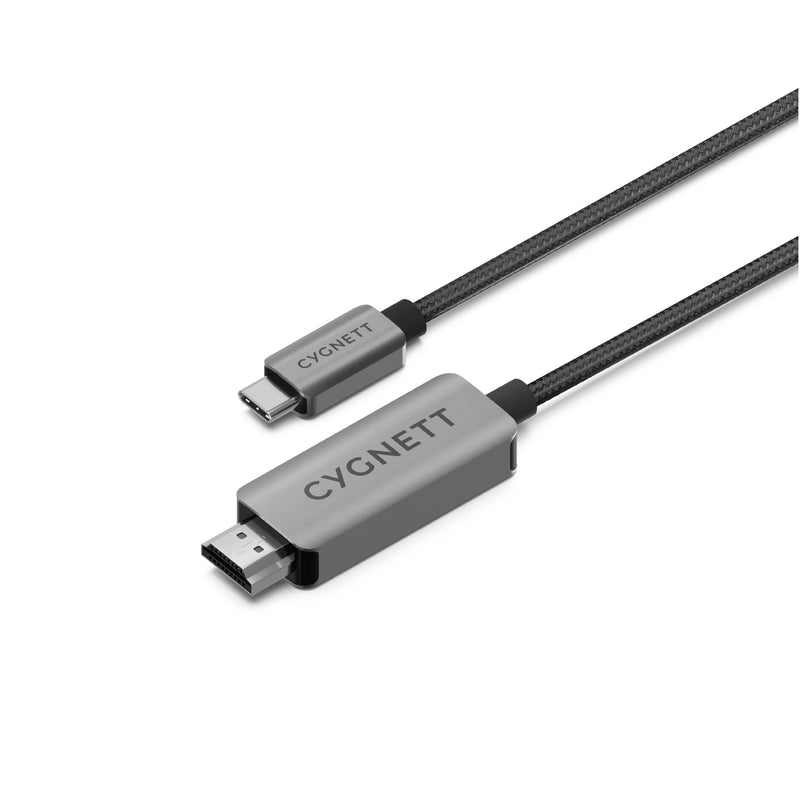 Cygnett Unite 8K USB-C to HDMI Cable (2.5M)-Black (CY4545CHDMI),Supports 8k/(60hz) & 4k(120hz) Works with MacBook/Windows PC/Laptops,2 Years