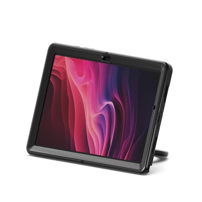 Cygnett GripStand Samsung Galaxy Tab A9+ (11') Case - Black(CY5200CPGRP), Built-in Screen Protector, 360Â° Rotating Stand, 2 Years
