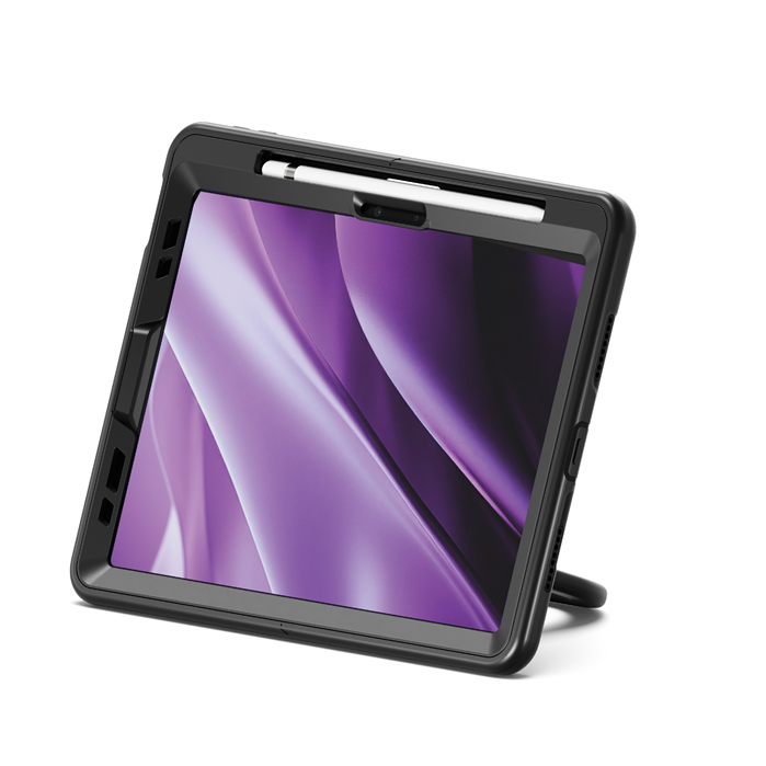 Cygnett GripStand Apple iPad Air (11') (M2/M3)/iPad Air(10.9')(5th-4th Gen)/iPad Pro(11')(4th/3rd/2nd/1st Gen)Case-Black(CY5202CPGRP),2 Years