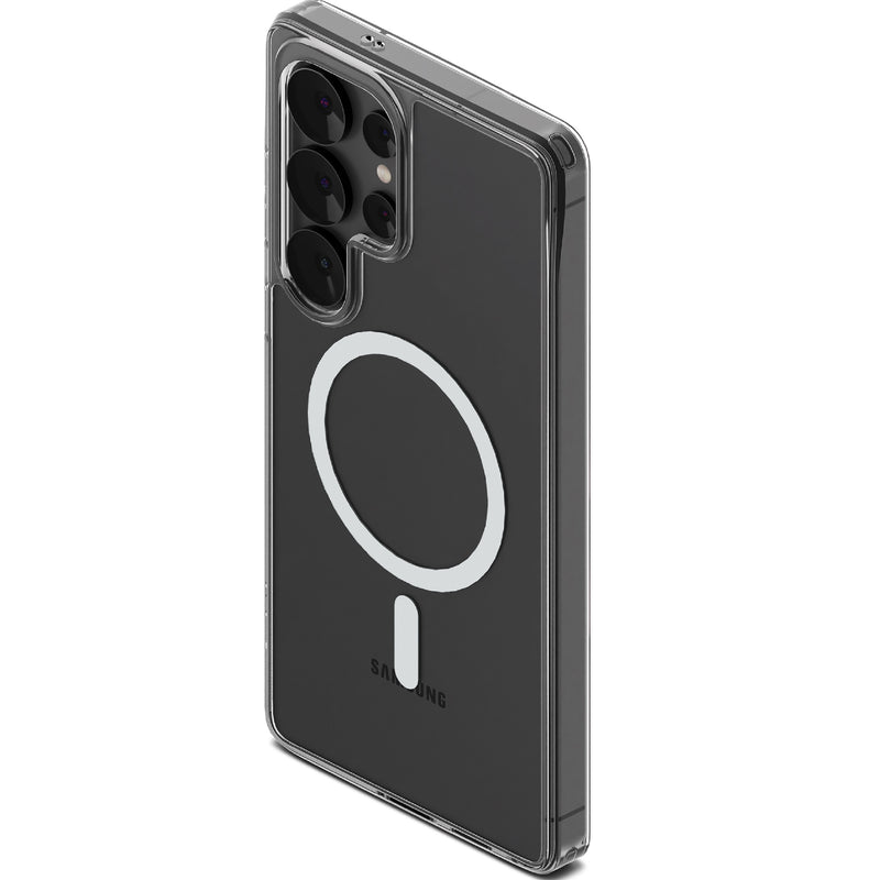 Cygnett AeroMag Samsung Galaxy S25 Ultra  5G (6.2') Clear Magnetic Case- (CY5288CPAEG),Anti-Yellowing,UV Resistance,Shock Absorbent,2 Years