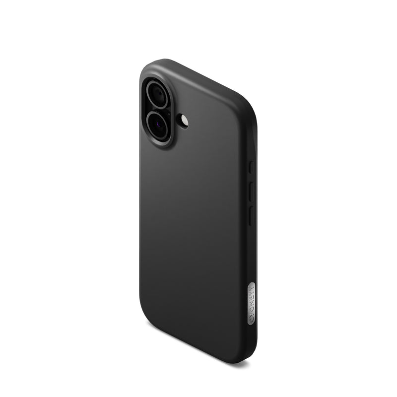 Cygnett MagSilk Apple iPhone 17 (6.3') Magnetic Silicone Case - Black (CY5556CPMAS), TPU Frame, Anti-Yellowing, UV Resistance, 2 Years