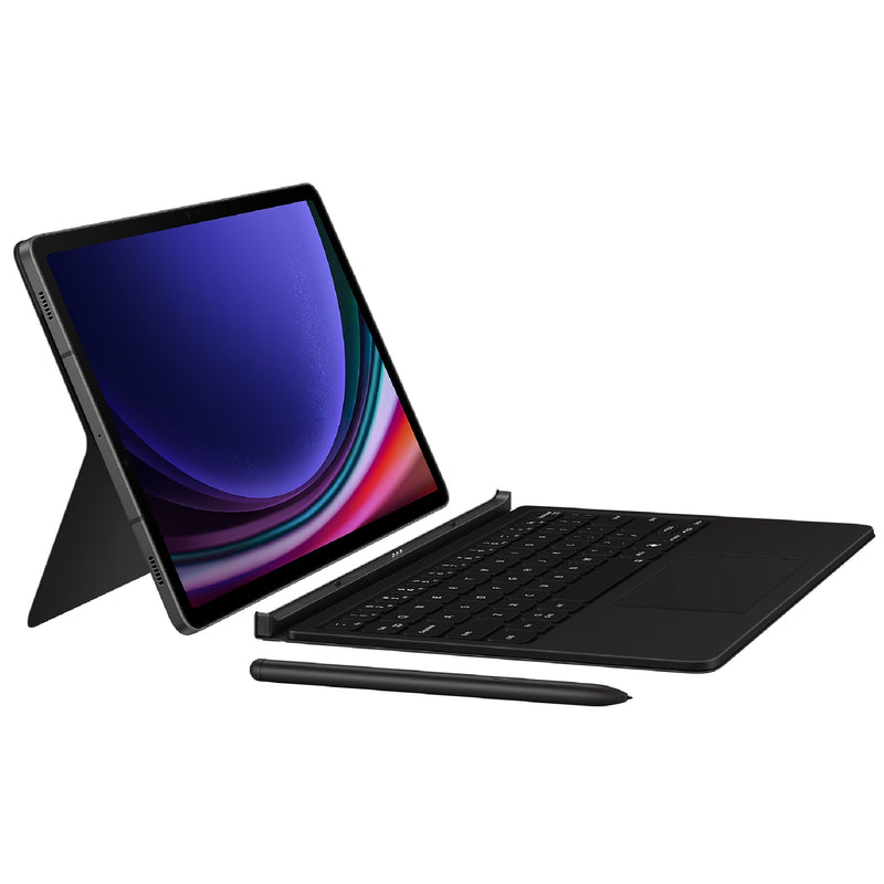 Samsung Galaxy Tab S10 Lite / S10 FE / Tab S9 / S9 FE Book Cover Keyboard - Black(EF-DX725UBEGWW), Effortless Comes In 150°, AI Key, 6 Months