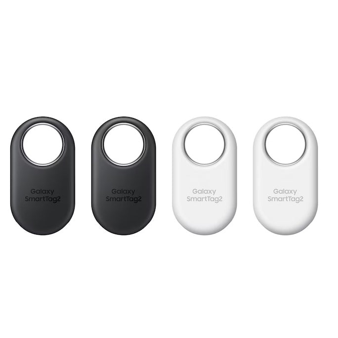 Samsung Galaxy SmartTag2 - Black/White(EI-T5600KWEGAU)*AU STOCK*,2xWhite, 2x Black, Bluetooth Tracker,1 Year