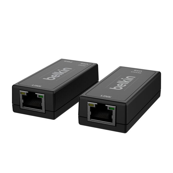 Belkin Cybersecurity and Secure KVM Extender Copper CAT6 USB Transmitter and Receiver, VELCRO® Tape ,TAA compliance, 3-Year