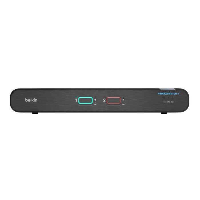 Belkin Universal 2nd Gen Secure KVM Switch, 2-Port Dual Head w/CAC - Belkin (F1DN202KVM-HA-4)