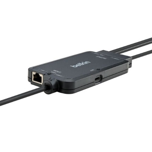 Belkin Cybersecurity and Secure KVM TAA KVM Dock USB-C® to (2) DP/USB-B Cables w/ RJ45 and Power - Black(F1DN2CCBL-CPN6t), 3