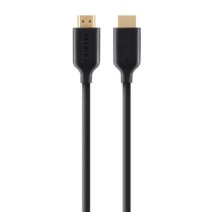 Belkin High Speed HDMI Cable w/ Ethernet 4K/Ultra HD Compatible(2M) -Black(F3Y021bt2M), 1080p,3D Compatible,10.2 Gbps Bandwidth,2 Yeas