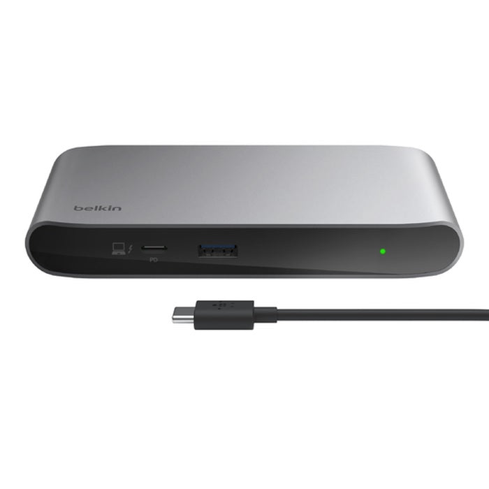 Belkin Connect Thunderbolt 4 (5-in-1) Core Hub + 150W PSU - Space Grey (INC013AUSGY), 96W PD, 40 Gbps, 3x Thunderbolt 4, 1x USB-A, 2