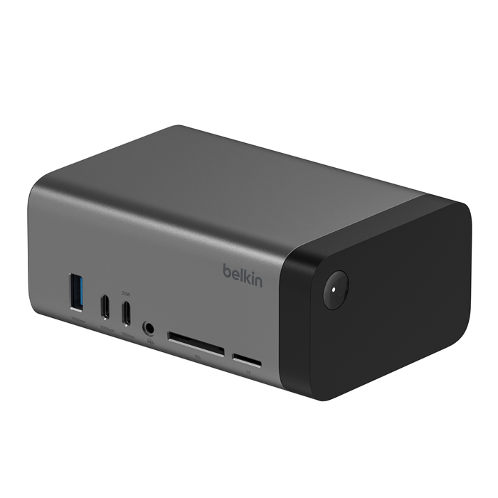 Belkin Connect USB-C 11-in-1 Pro GaN Docking Station + USB-C Cable (1M) (INC020auSGY), 150W PD, 2x HDMI, 2xUSB-C, 1xUSB-A, 1xUSB-C, 2