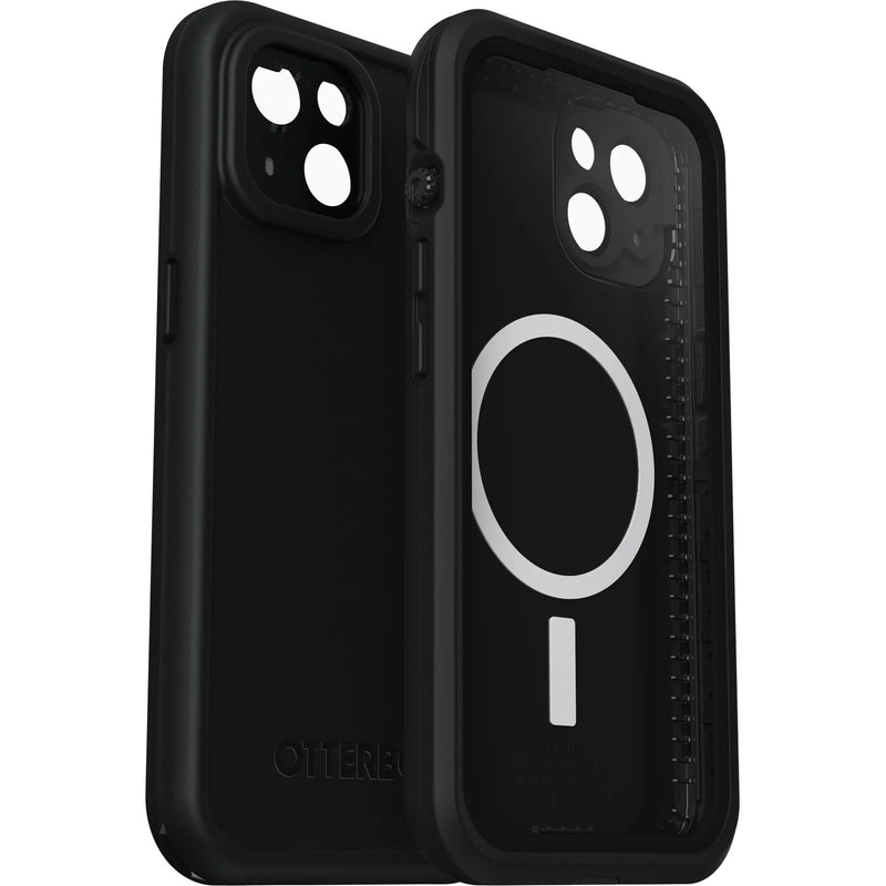 OtterBox FRE Magsafe Apple iPhone 14 Case Black - (77-90178), DROP+ 5X Military Standard, 2M WaterProof, Built-In Screen Protector, 7 Years