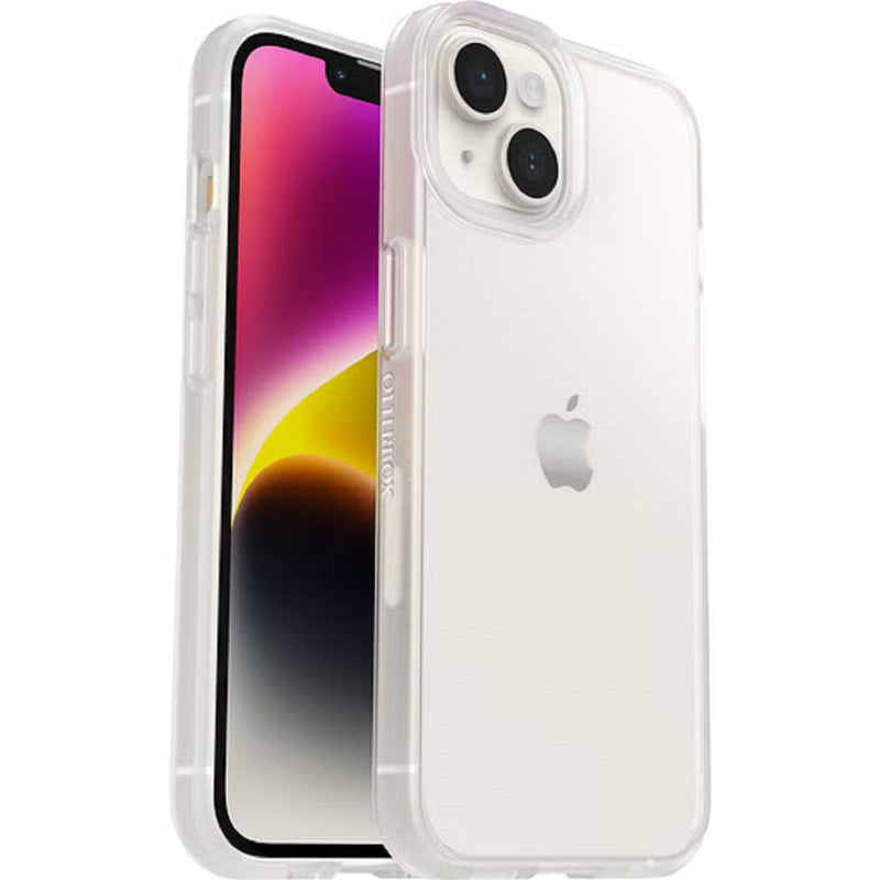 OtterBox React Apple iPhone 14 Plus Case Clear - (77-88876), Antimicrobial, DROP+ Military Standard, Hard Case, Soft Grip, Ultra-Slim,7 Years