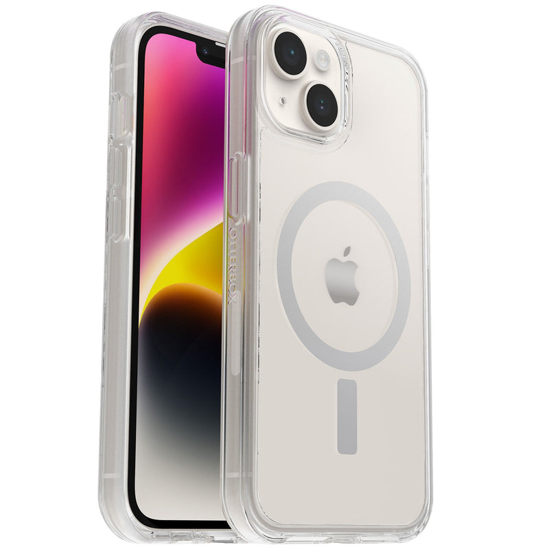 OtterBox Symmetry+ Clear MagSafe Apple iPhone 14 / iPhone 13 Case Clear - (77-8928), DROP+ 3X Military Standard, Ultra-Sleek, 7 Years