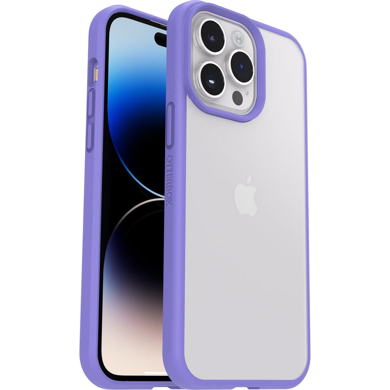 OtterBox React Apple iPhone 14 Pro Max Case Purplexing (Purple) - (77-8892), DROP+ Military Standard, Hard Case,Soft Grip,7 Years