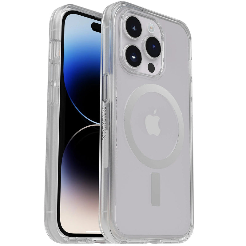 OtterBox Symmetry+ Clear MagSafe Apple iPhone 14 Pro Max Case Clear - (77-89263), DROP+ 3X Military Standard, Ultra-Sleek,7 Years