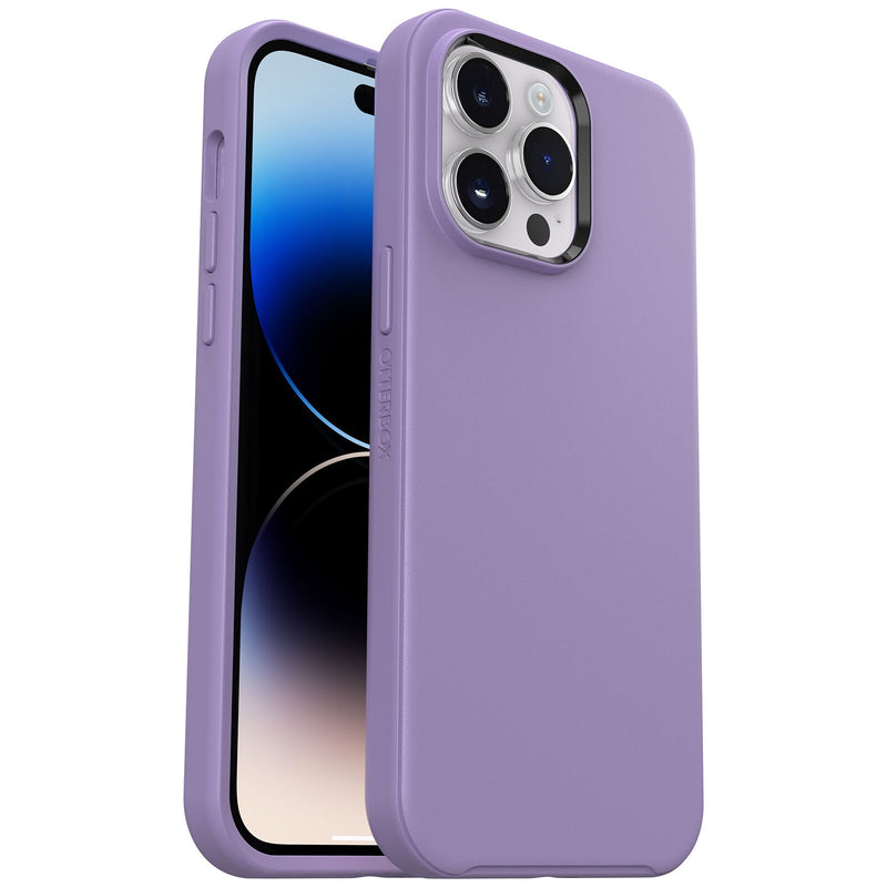 OtterBox Symmetry Apple iPhone 14 Pro Max Case You Lilac It (Purple) - (77-88536), DROP+ 3X Military Standard, Ultra-Sleek, 7 Years