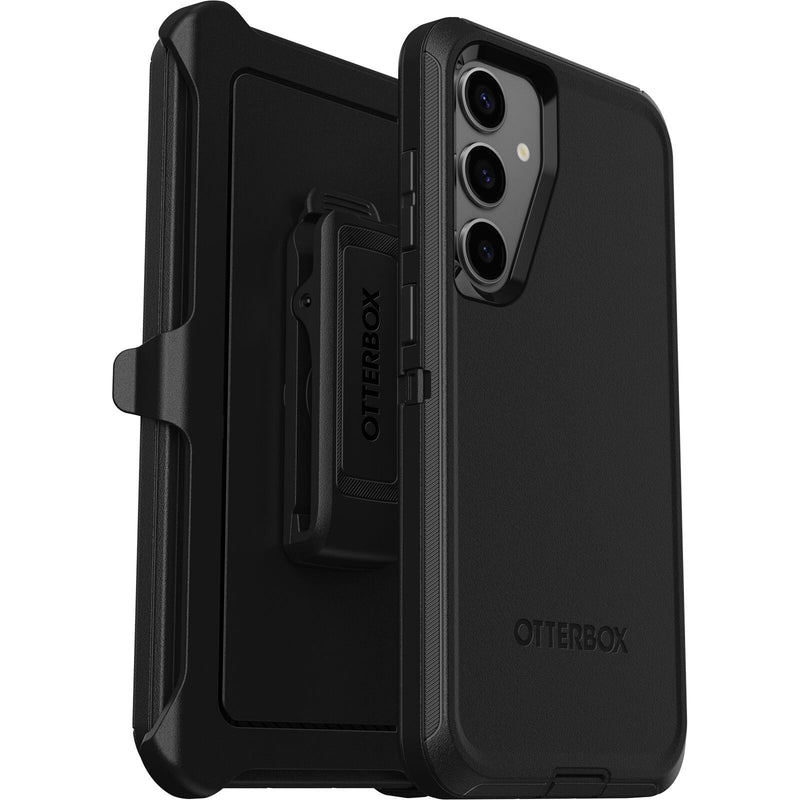 OtterBox Defender Samsung Galaxy S24+ 5G (6.7') Case Black - (77-94487),DROP+ 5X Military Standard, Wireless Charging Compatible, 7 Years