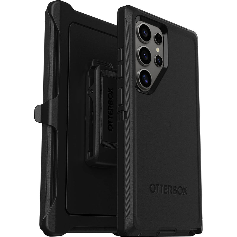 OtterBox Defender Samsung Galaxy S24 Ultra 5G (6.8') Case Black - (77-94494),DROP+ 5X Military Standard,Wireless Charging Compatible, 7 Years