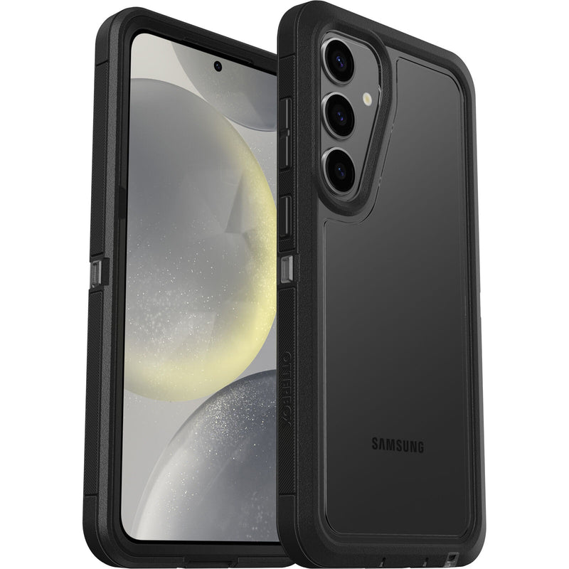OtterBox Defender XT Clear Samsung Galaxy S24+ 5G (6.7') Case Clear/Black - (77-94721),DROP+ 5X Military Standard,Port Covers, 7 Years